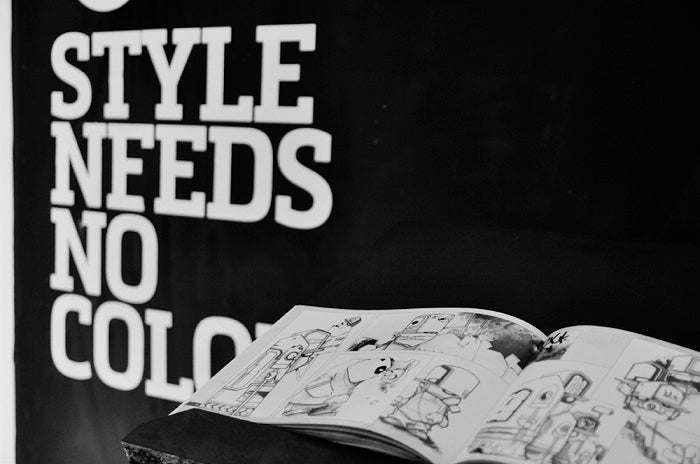Vernissage Schwarz auf Weiss / Style needs no color