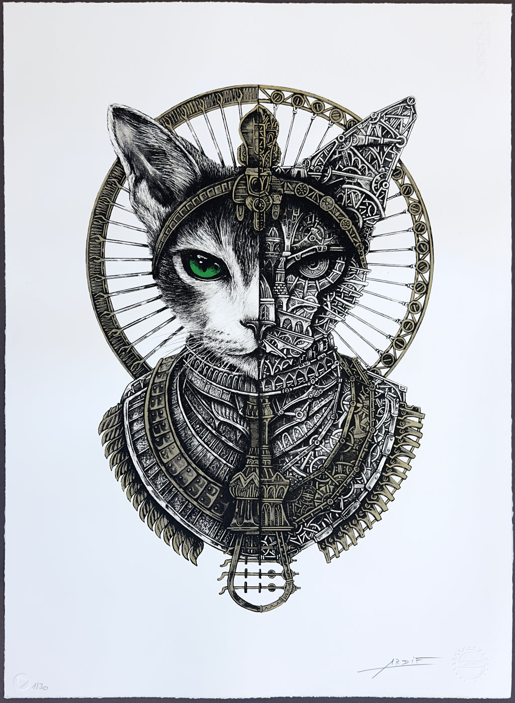 ARDIF - Bastet Cat Mechanimal (Malachite)