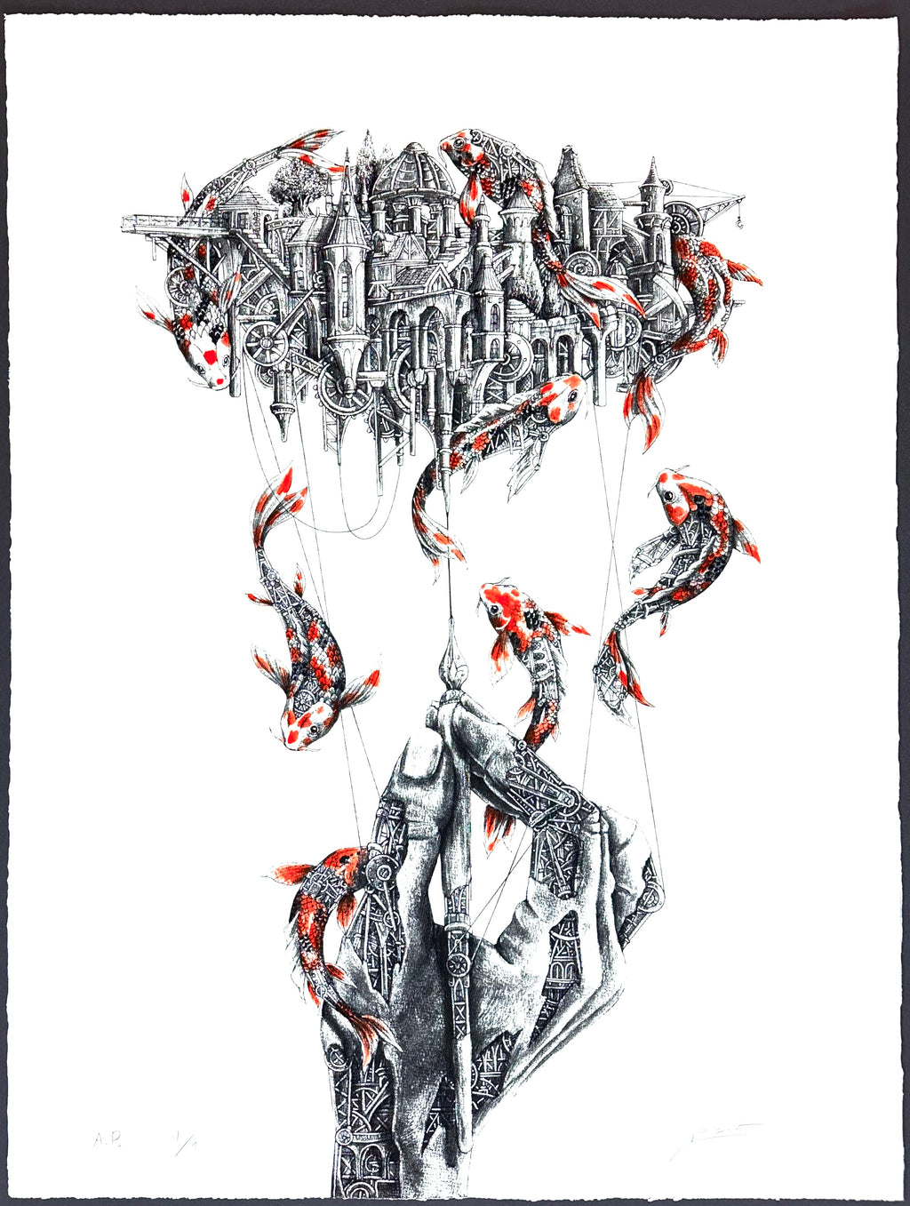 ARDIF - Artist´s Hand Mechanatomy (orange blanc) EA