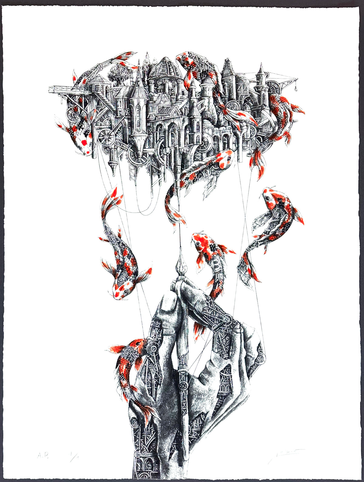 ARDIF - Artist´s Hand Mechanatomy (orange white) AP