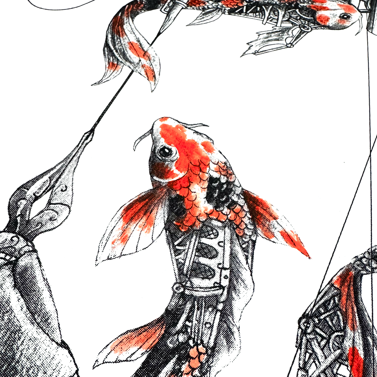 ARDIF - Artist´s Hand Mechanatomy (orange blanc) EA
