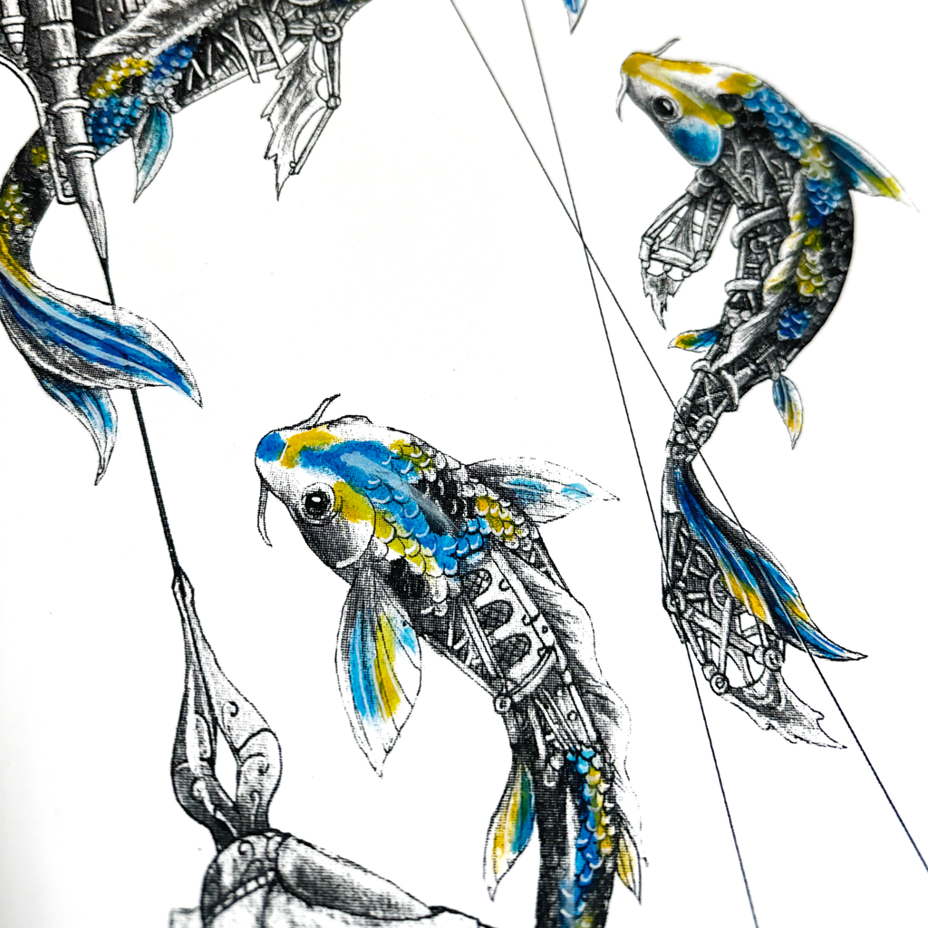 ARDIF - Anatomie mécanique de la main d'artiste (jaune bleu) E.A.