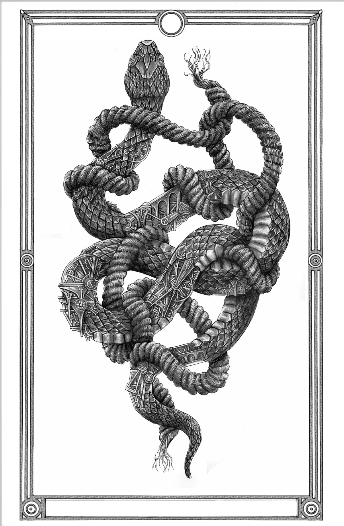 ARDIF Hanged_man_snake_framed
