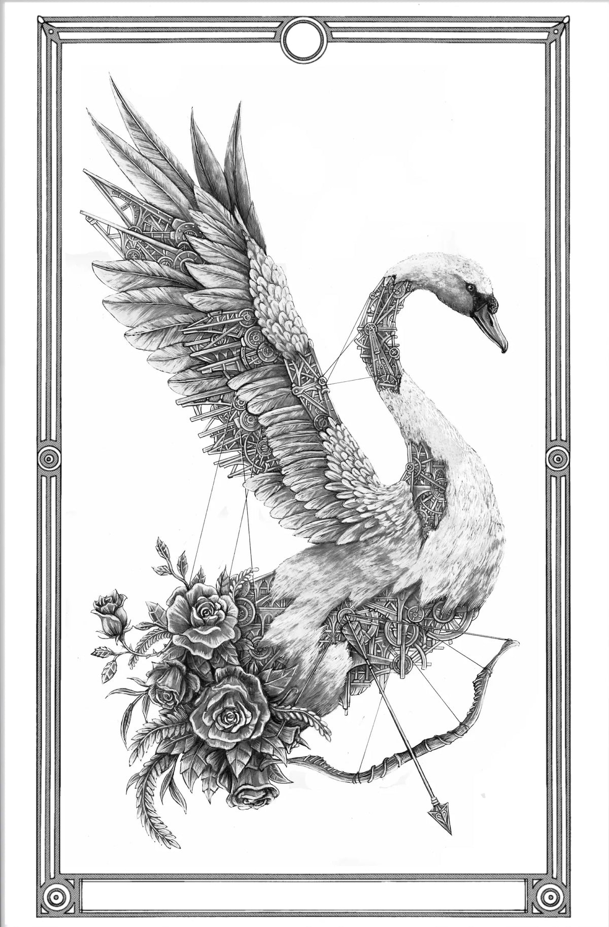 ARDIF Lovers_swan_framed