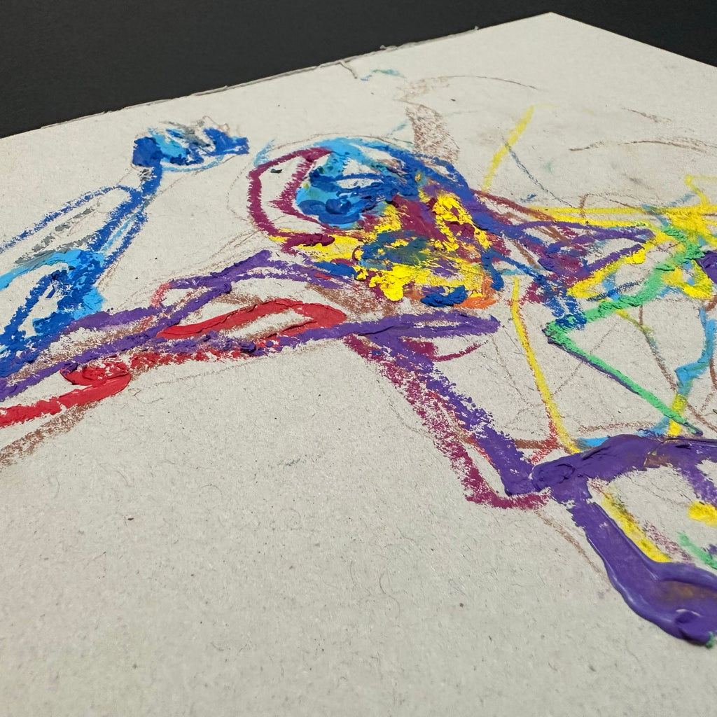 Alexis "Bust" Stephens - Pastel à la cire n° 11