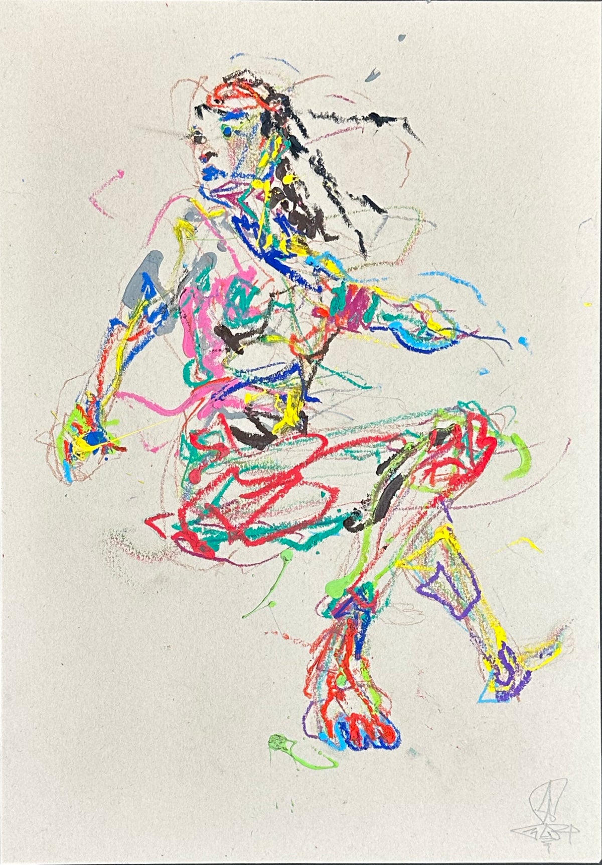 Alexis "Bust" Stephens - Wax Pastel #12