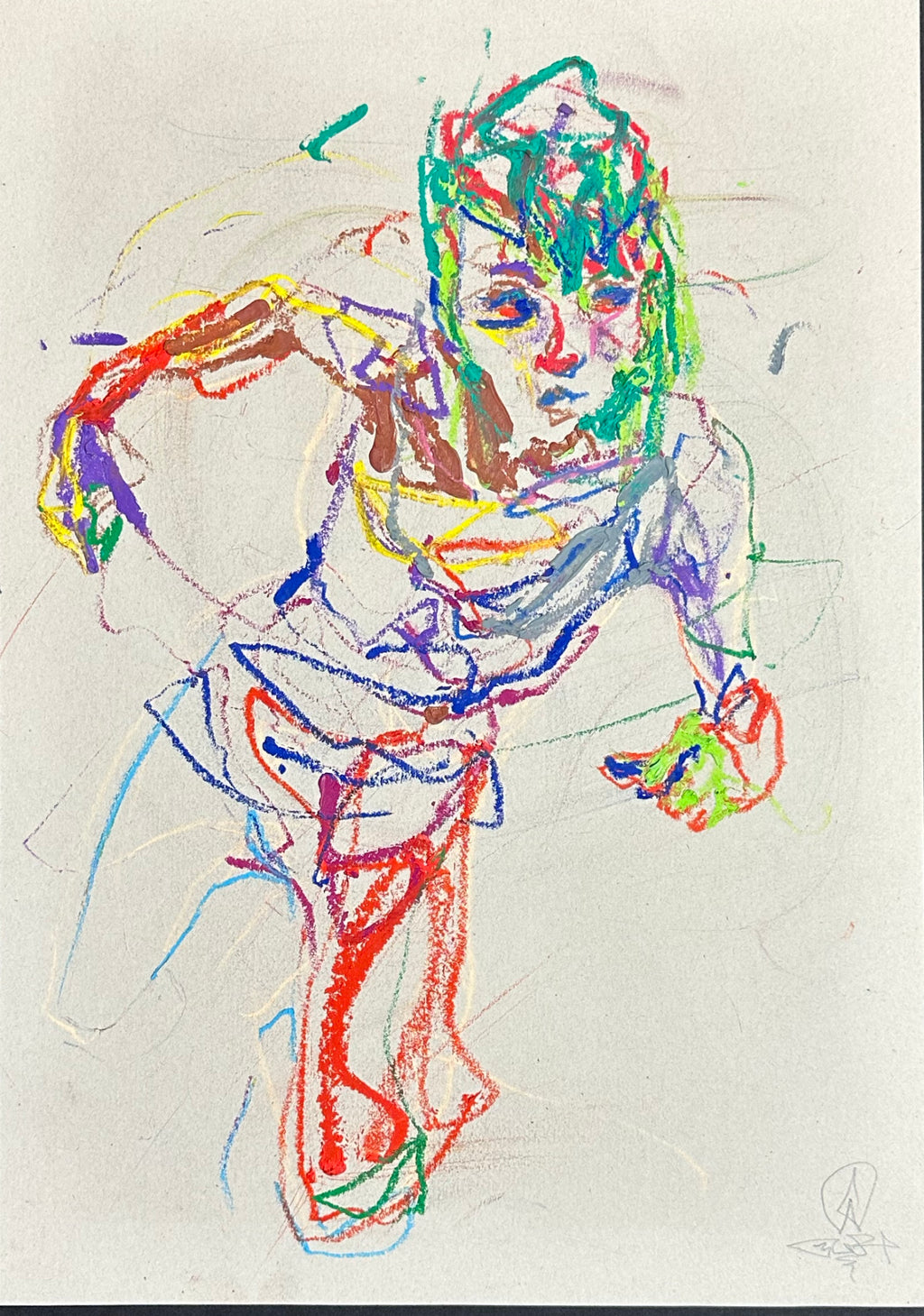 Alexis "Bust" Stephens - Wax Pastel #13