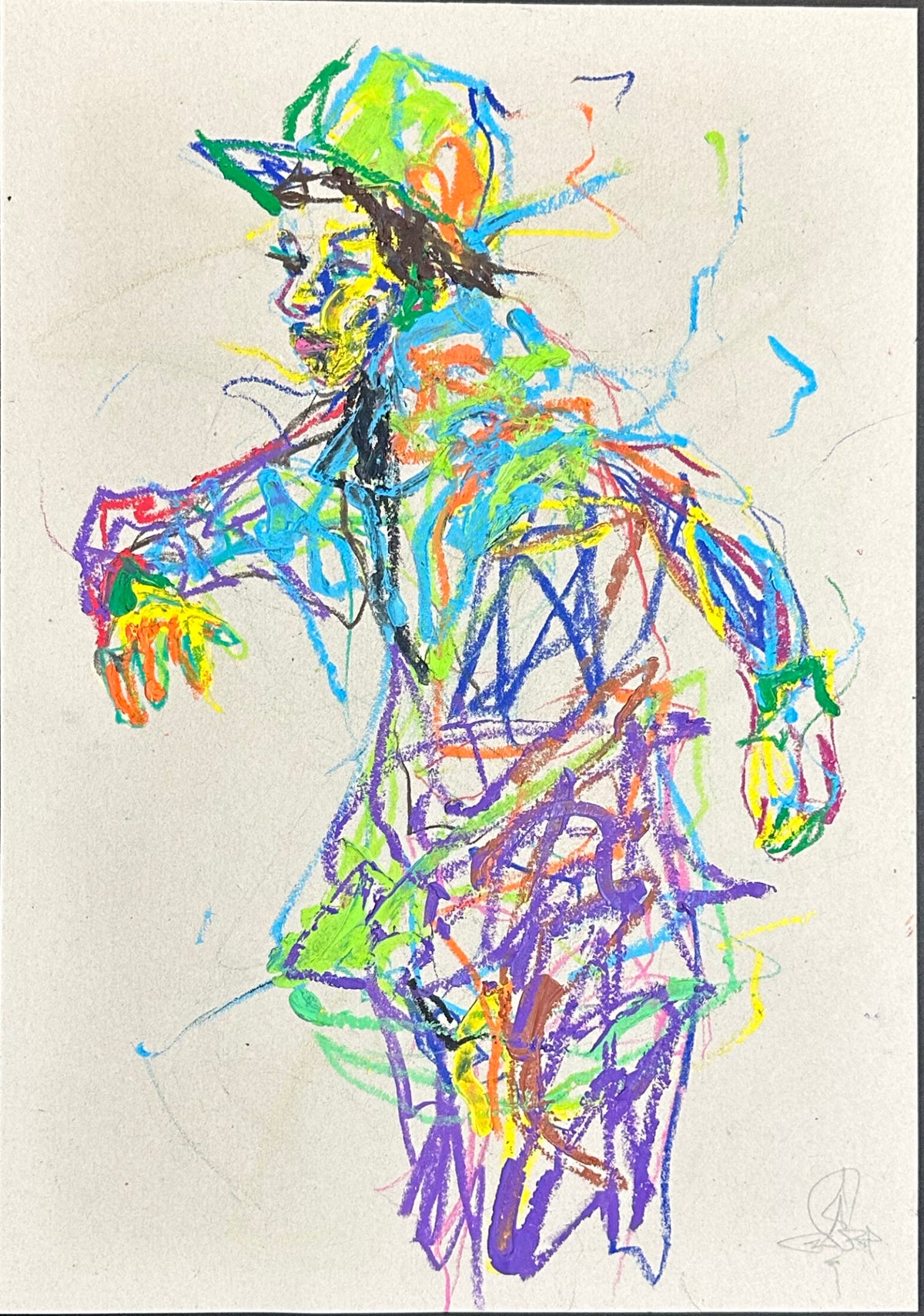 Alexis "Bust" Stephens - Wax Pastel #16