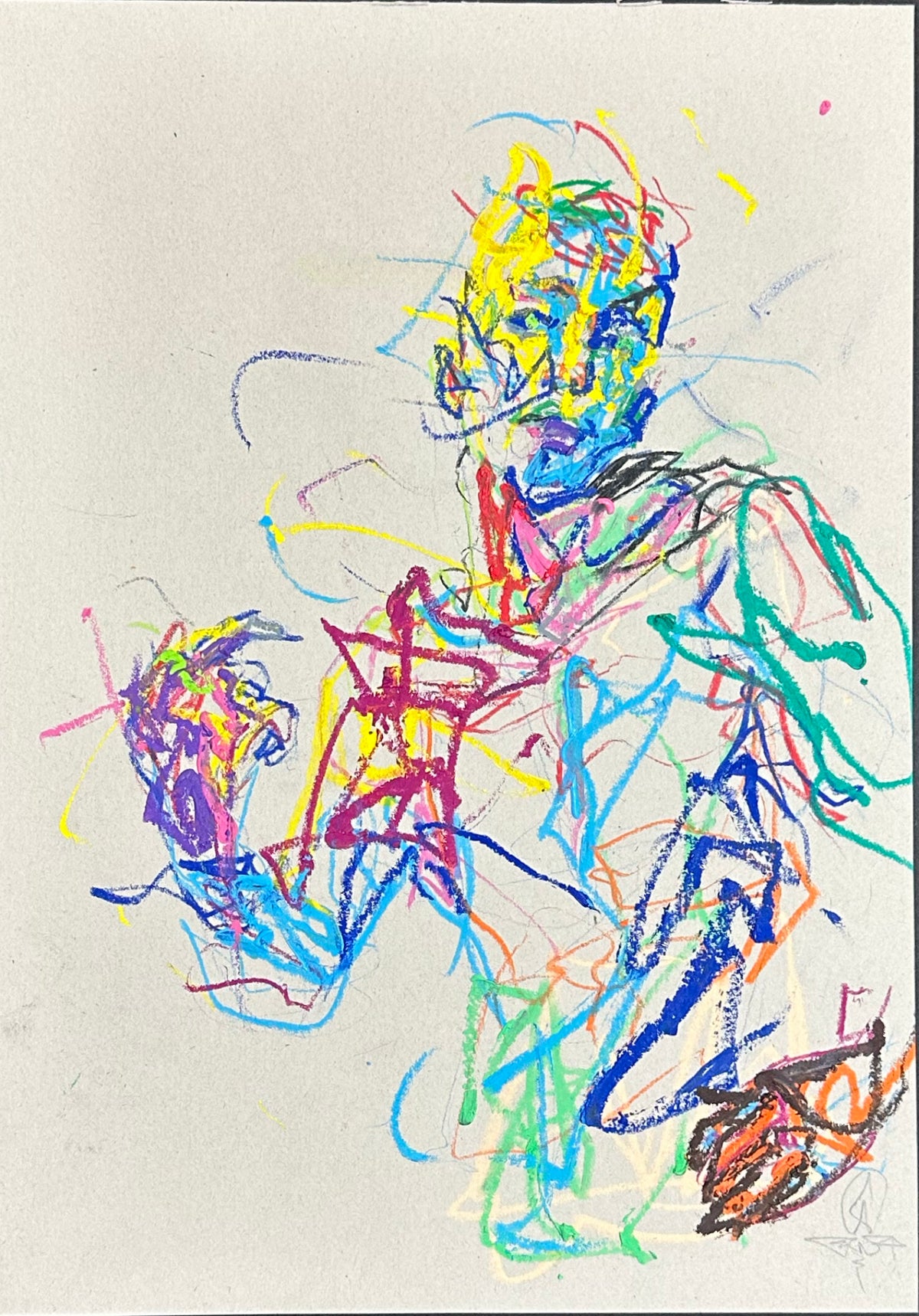 Alexis "Bust" Stephens - Wax Pastel #19
