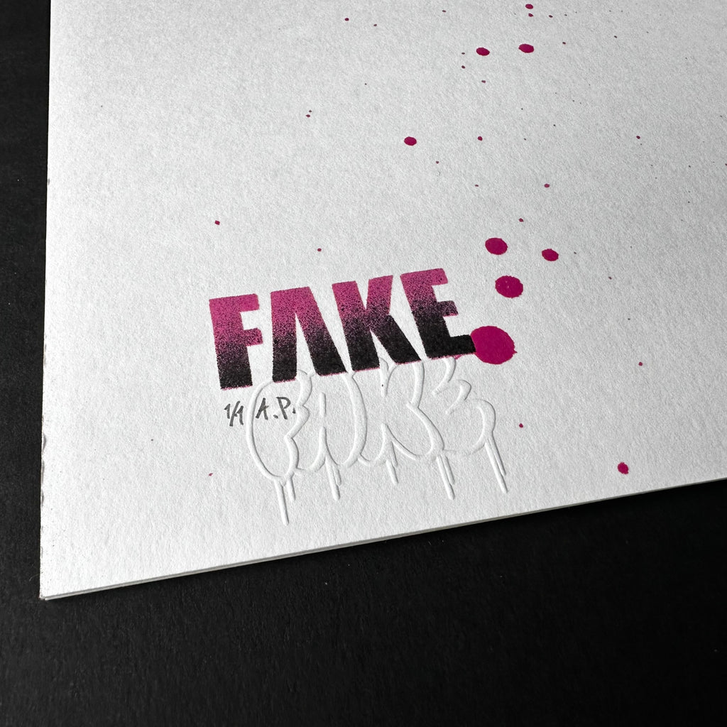 FAKE : "Third Wave" (pink 1/1)