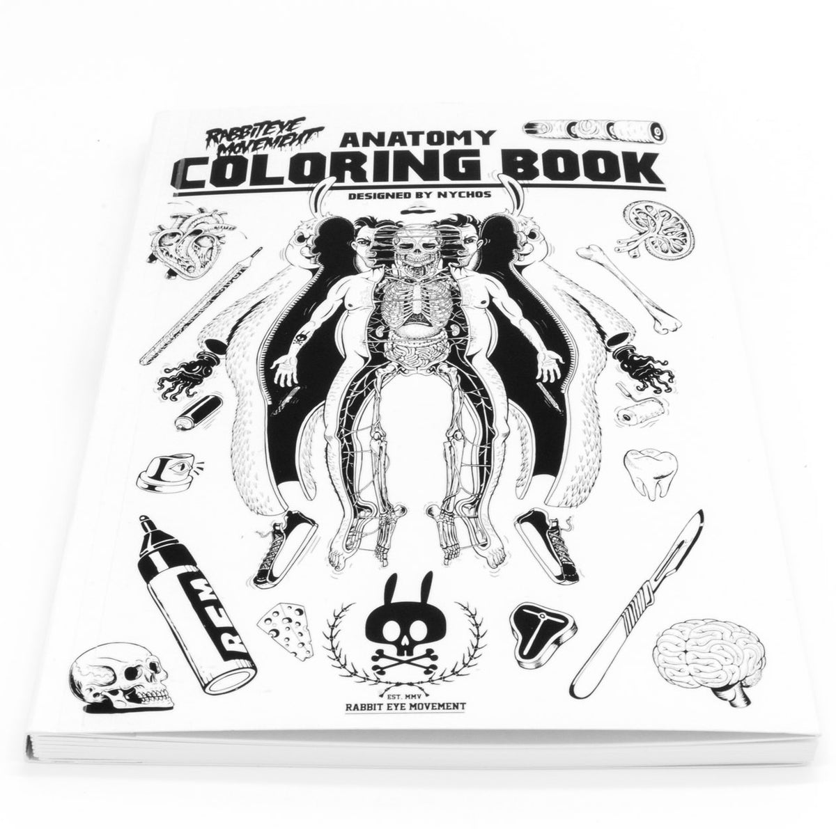 Nychos - Anatomy Coloring Book