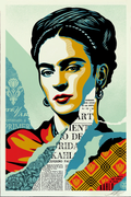 Obey | Shepard Fairey: The Woman Who Defeated Pain (Frida Kahlo)