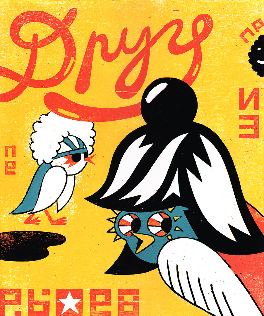 Roman Klonek - Drugi birds (screen print edition)
