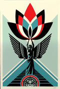 Obey | Shepard Fairey : Lotus Angel