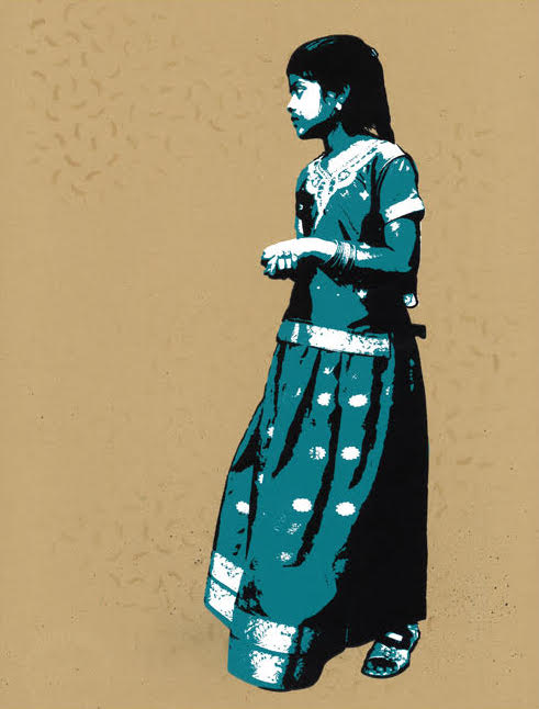 Tona - Floret (turquoise)