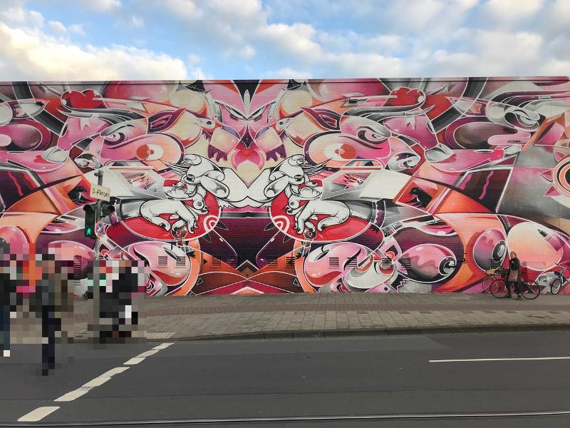 Urban Art XXL – The Urban Art Ride Düsseldorf (Private group tour)