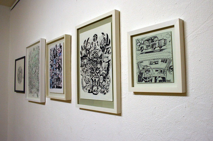Bilder der Ausstellung "Drawings & Illustrations"
