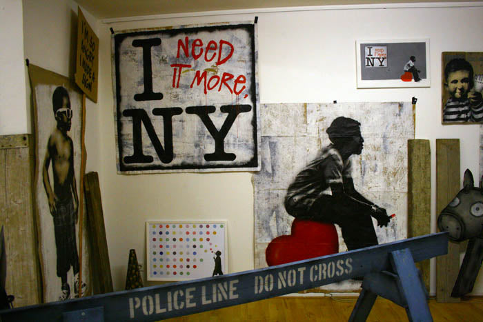Bilder von der Stencils Only Show
