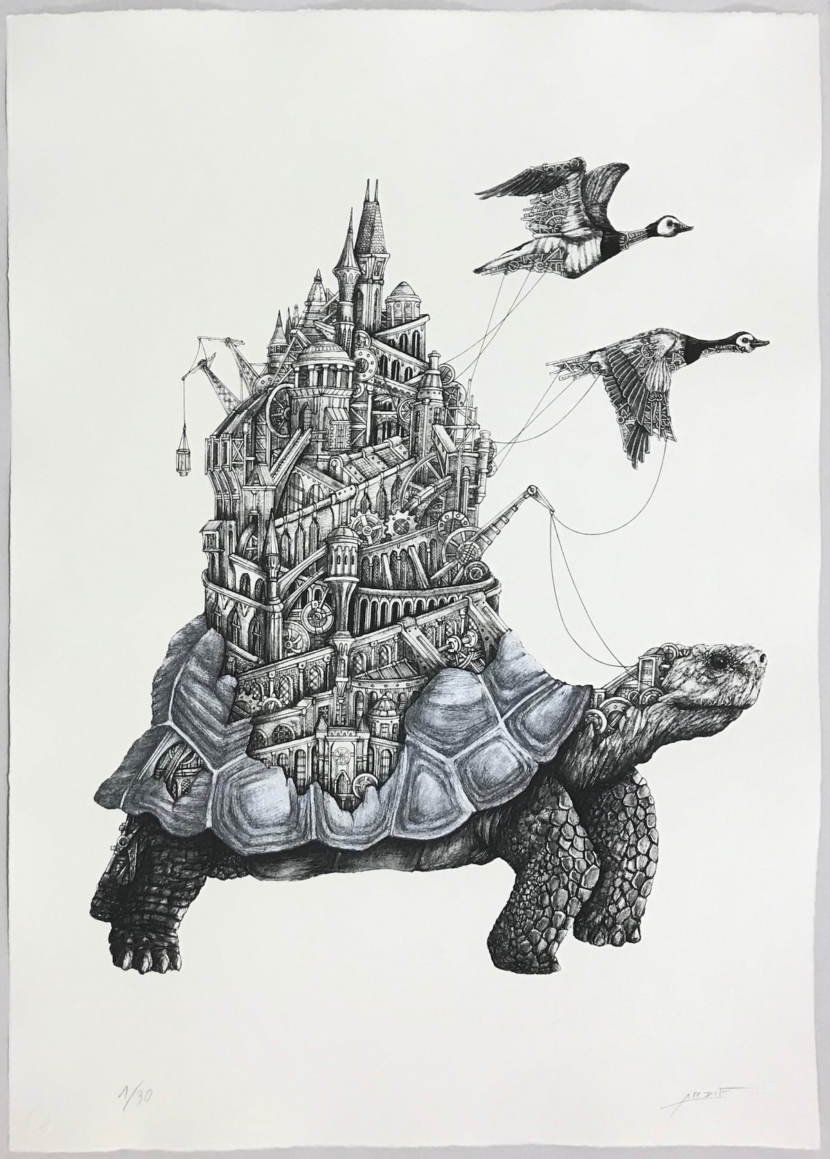 ARDIF - Turtle Babel Mechanimal (argent)