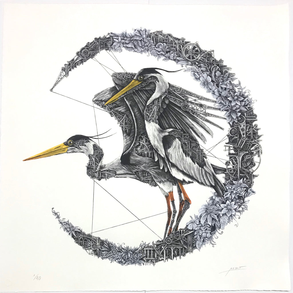 ARDIF - Heron Mechanimal (silver moon) AP Version