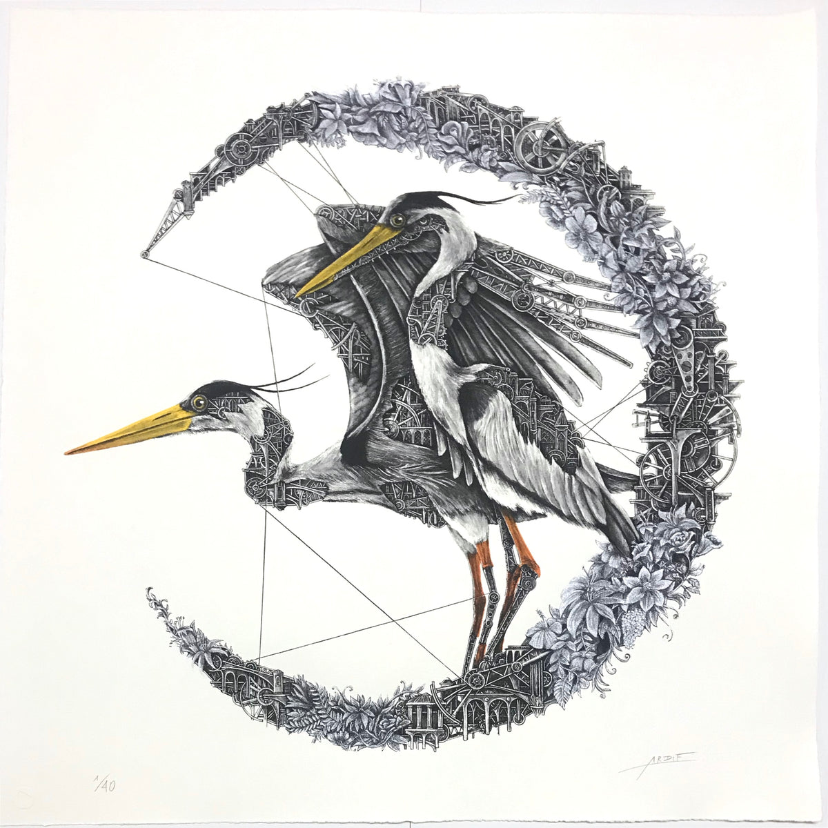 ARDIF - Heron Mechanimal (silver moon) AP Version