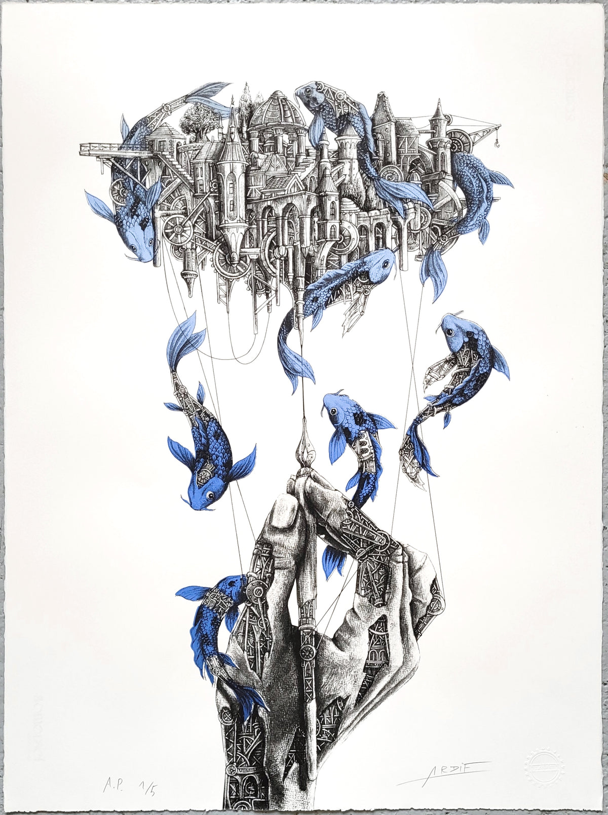 ARDIF - Artist´s Hand Mechanatomy (ice)