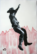 DECYCLE - Bulle oder Bär (red) - prettyportal artshop, limited edition prints, urban contemporary art, streetart