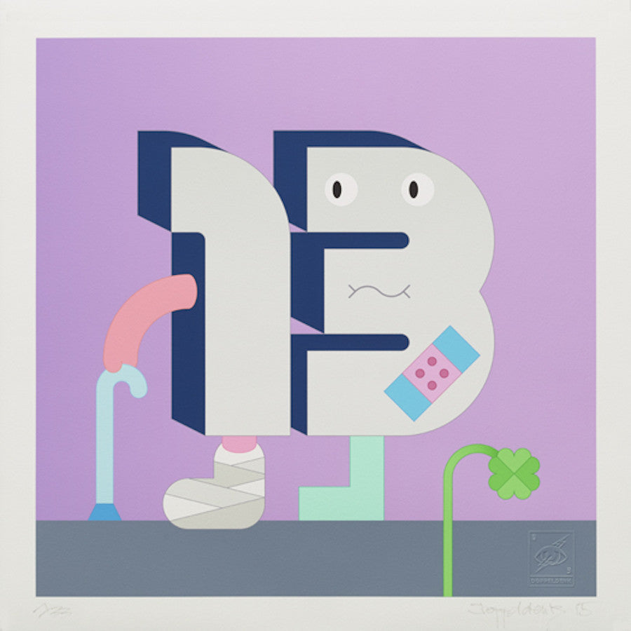 Doppeldenk: 13 - prettyportal artshop, limited edition prints, urban contemporary art, streetart