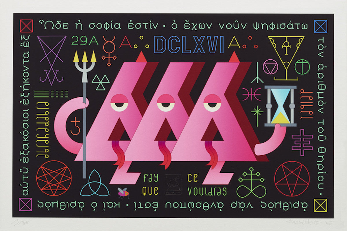 Doppeldenk: 666 - prettyportal artshop, limited edition prints, urban contemporary art, streetart