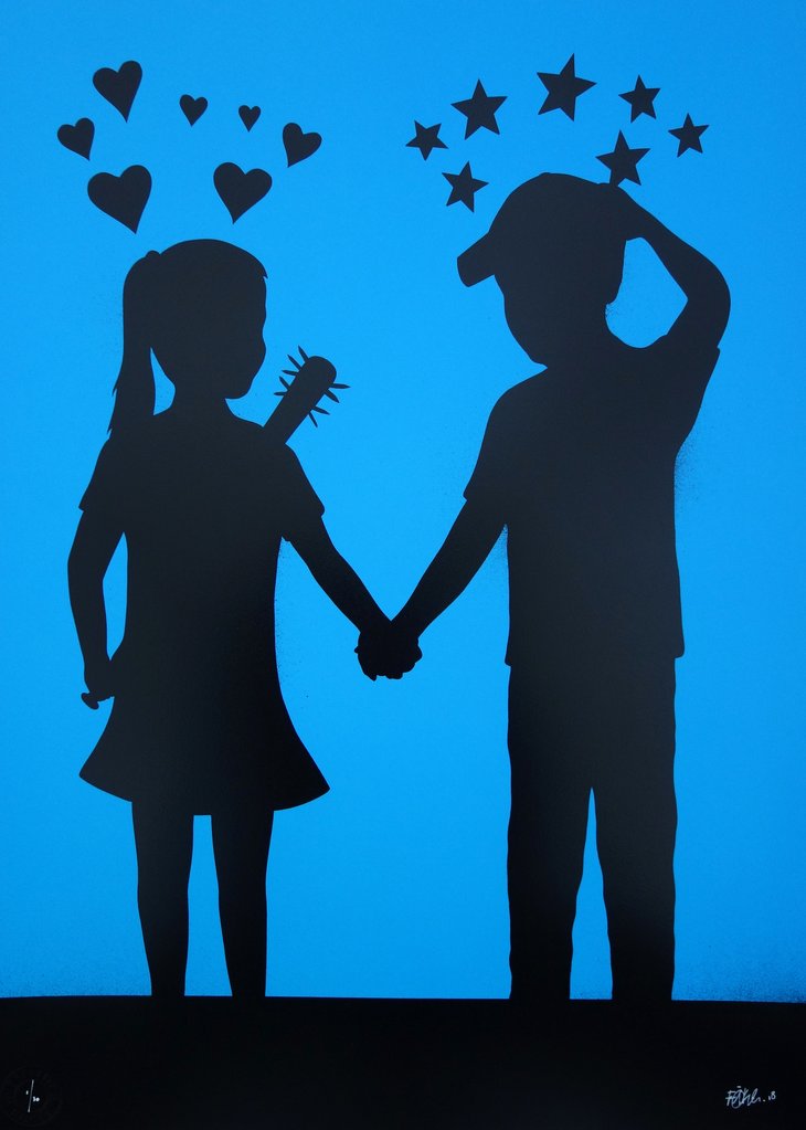 FAUX : « FAUX AMOUR » (bleu)