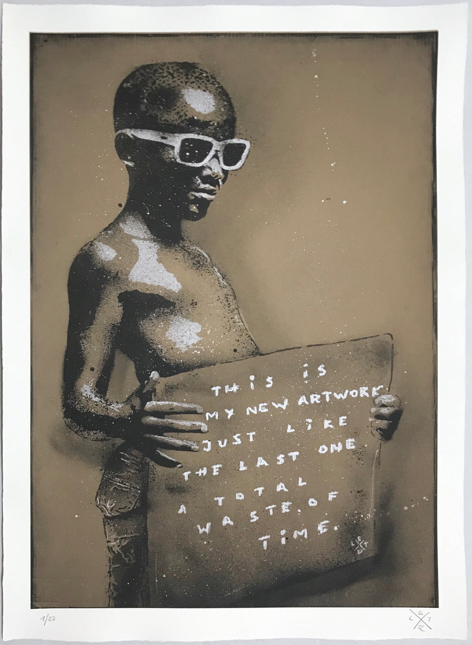 L.E.T. "Total waste of time" (brown paper bag)