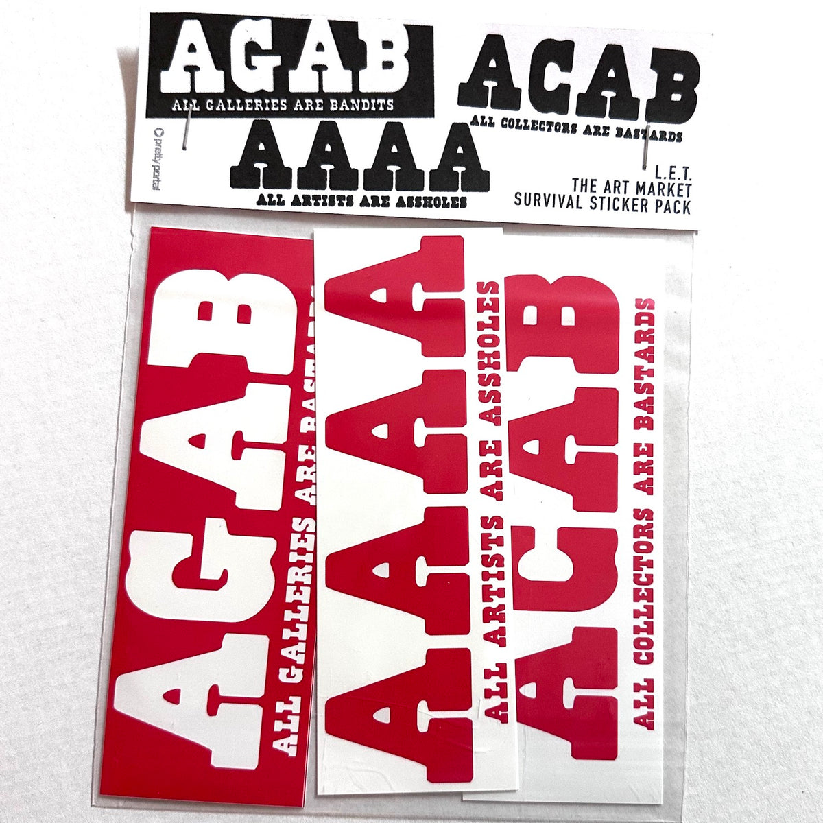 L.E.T.  - The Art Market Survival Sticker Pack