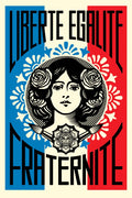 Obey | Shepard Fairey: LIBERTÉ EGALITÉ FRATERNITÉ