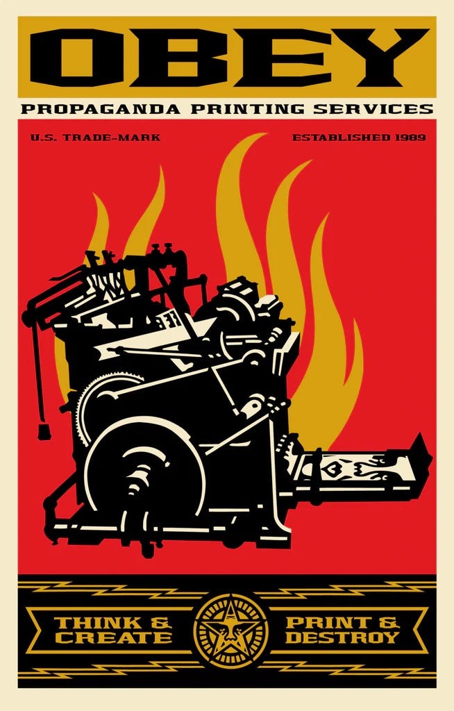 Obey | Shepard Fairey: PRINT AND DESTROY