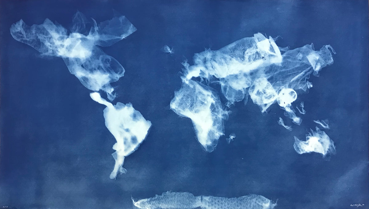 SAM3 - Plastic world map