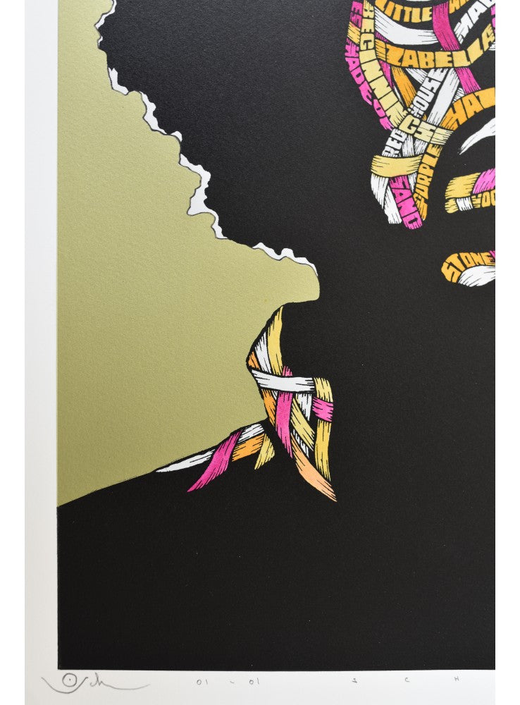 Otto Schade - Jimi Hendrix (gold)