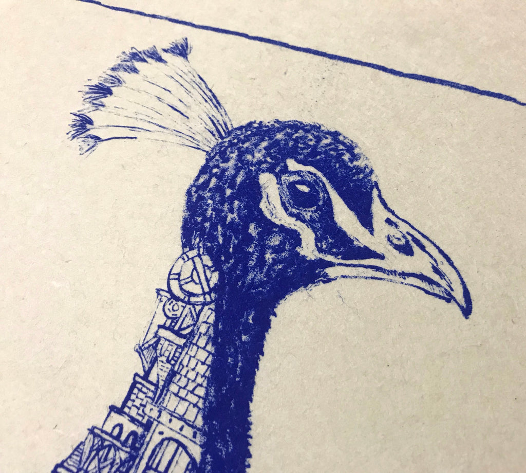 ARDIF - Mechanimal Paon Japonais (lithographie)