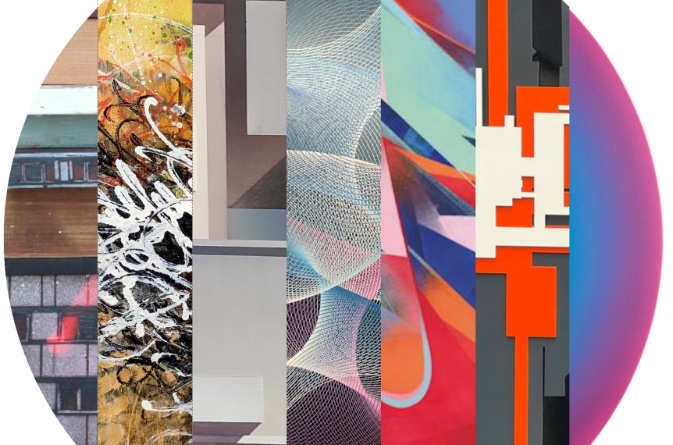 Enter the circle | Graffuturism | urban abstract art